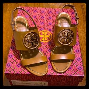 Tory Burch Metal Miller Wedge